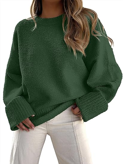 Oversized Fuzzy Knit Sweater