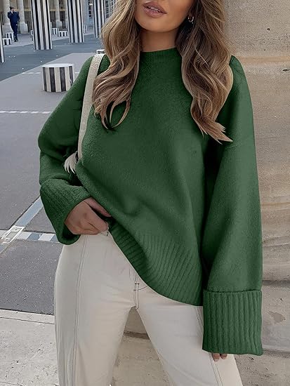 Oversized Fuzzy Knit Sweater