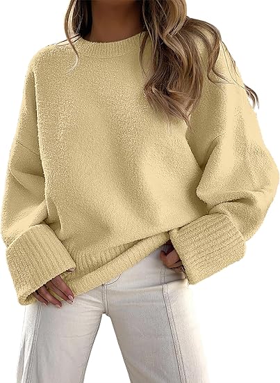 Oversized Fuzzy Knit Sweater