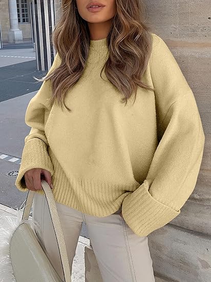 Oversized Fuzzy Knit Sweater
