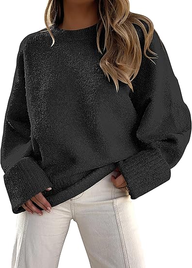 Oversized Fuzzy Knit Sweater
