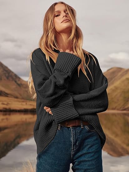 Oversized Fuzzy Knit Sweater