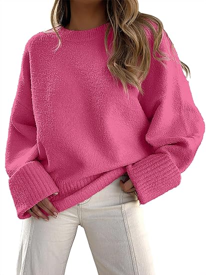 Oversized Fuzzy Knit Sweater