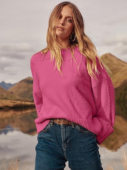 Oversized Fuzzy Knit Sweater